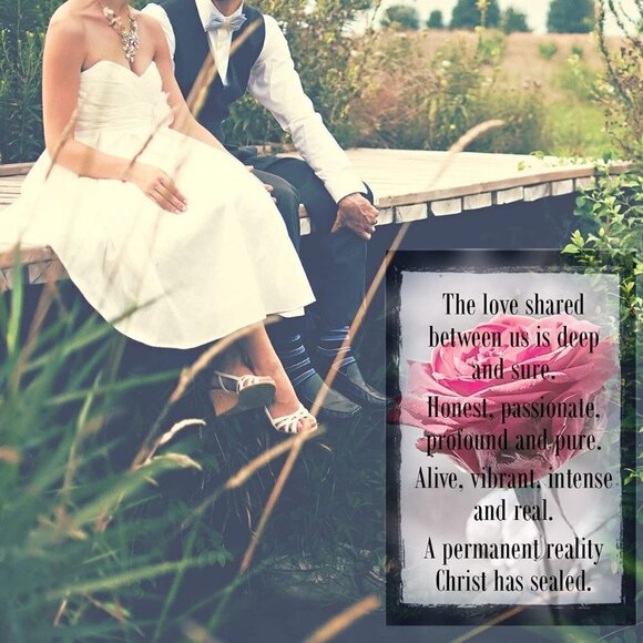 Christian Wedding Statue with Cross in Heart - BRAND NEW - Picture 5 of 5